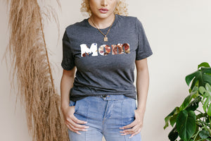Warm Fall Floral Mom Tee