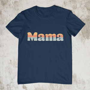Retro Stripe Mom Tee
