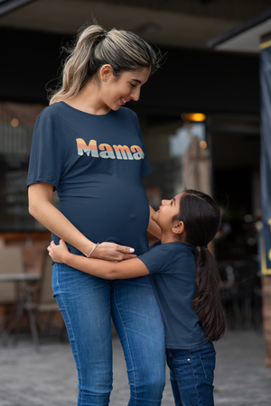 Retro Stripe Mom Tee