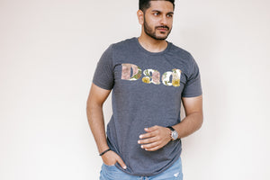 Vintage Olive and Blush Dad Tee