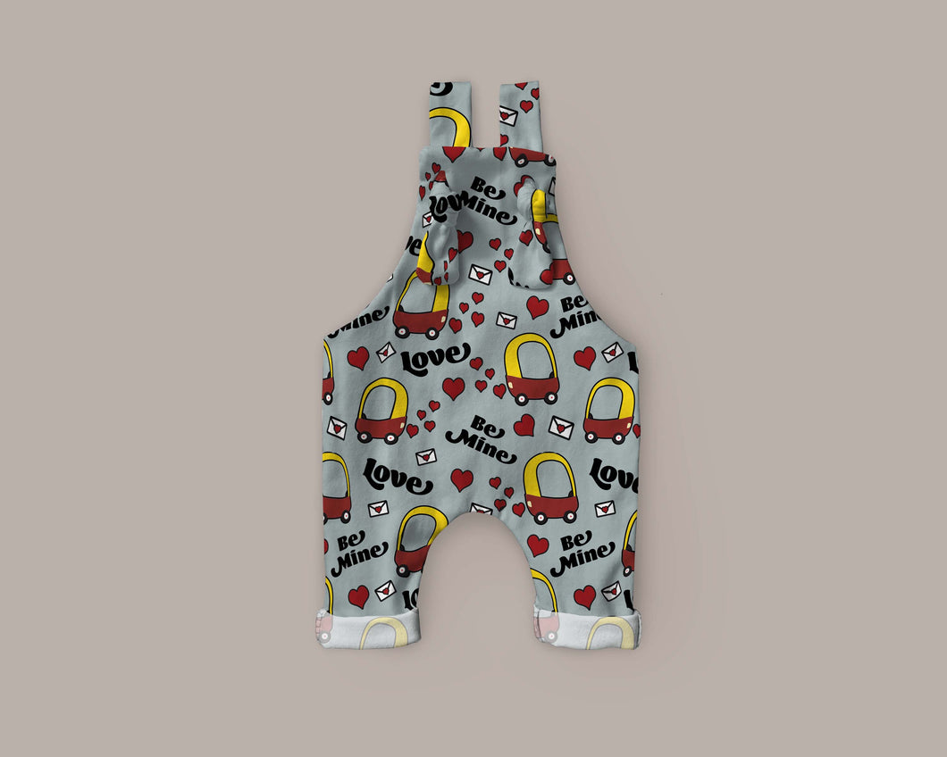 Be Mine Cozy Coupe Overalls