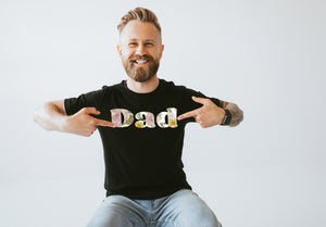 Vintage Olive and Blush Dad Tee